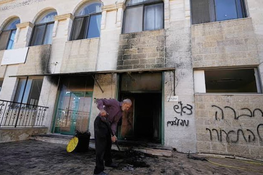 Mosques in West Bank set on fire during settler violence