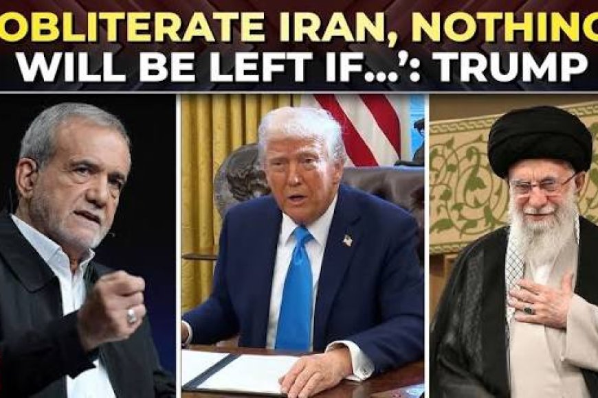 "Bomb Them": Trump Says He's Left Instructions If Iran Assassinates Him