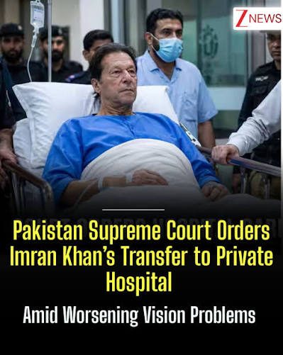 Former Pakistan PM Imran Khan to be shifted to pvt hospital