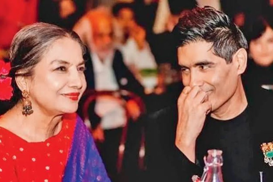 Manish Malhotra Surprised Shabana Azmi At Paris With....jpg