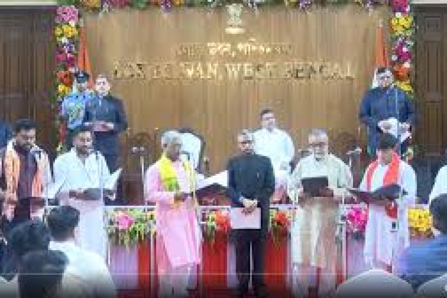 Swapan Dasgupta, Ashok Dinda among 35 BJP MLAs inducted in Suvendu cabinet