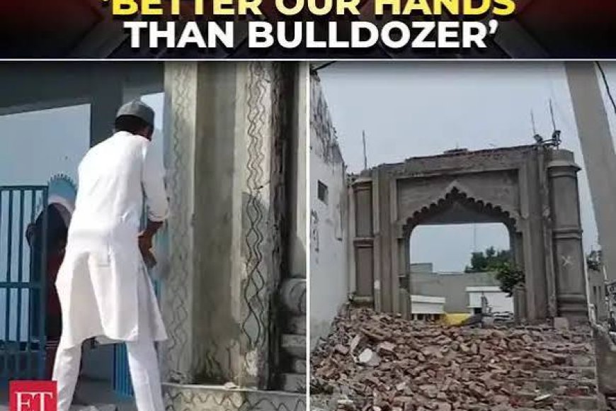 Sambhal administration razes 'illegal' Eidgah, mosque; DM says land worth Rs 5 crore reclaimed 