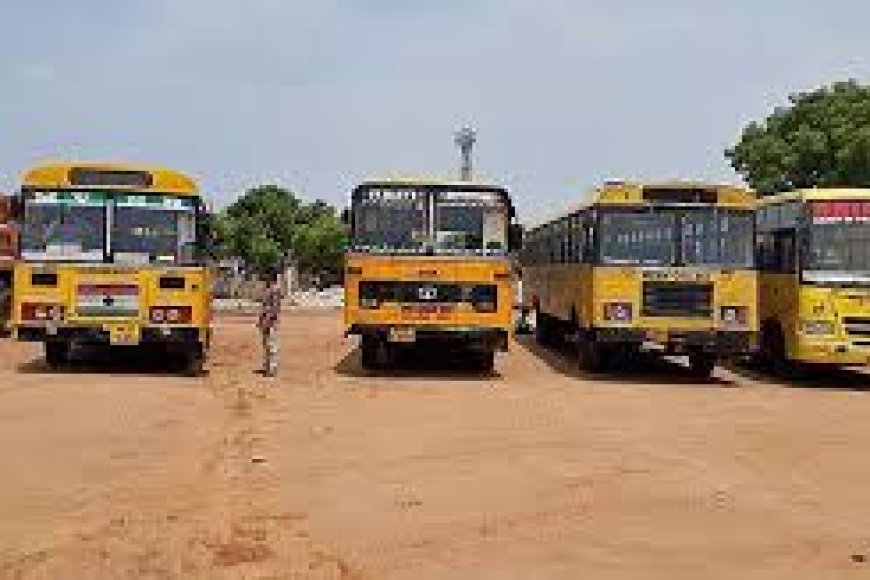 60 unfit school buses seized without valid fitness certificates in Telangana