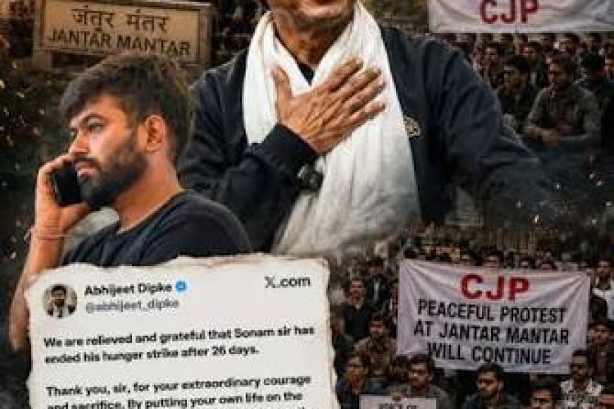 CJP thanks Sonam Wangchuk after withdrawing protest