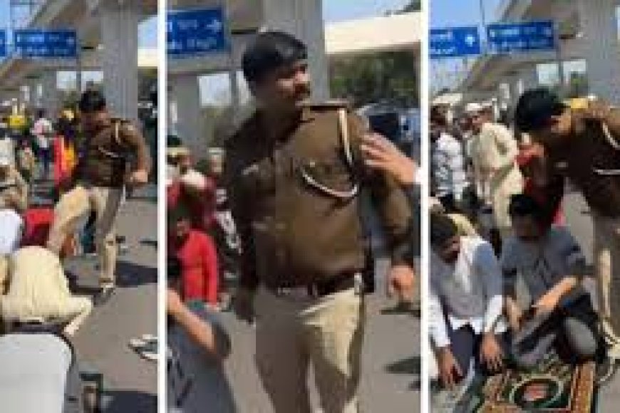 Hindu Raksha Dal block Friday namaz in Ghaziabad’s Khoda area