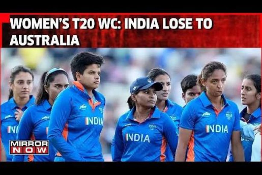 Australia Dump Sorry India Out Of Women's T20 World Cup