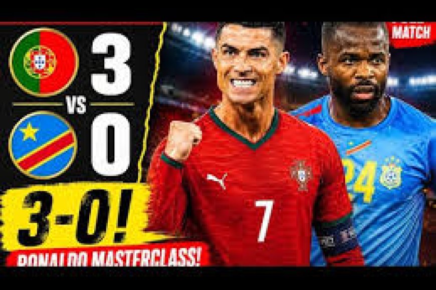 Cristiano Ronaldo Leaves 0 Impact, Sums Up Portugal's Performance; History For DR Congo
