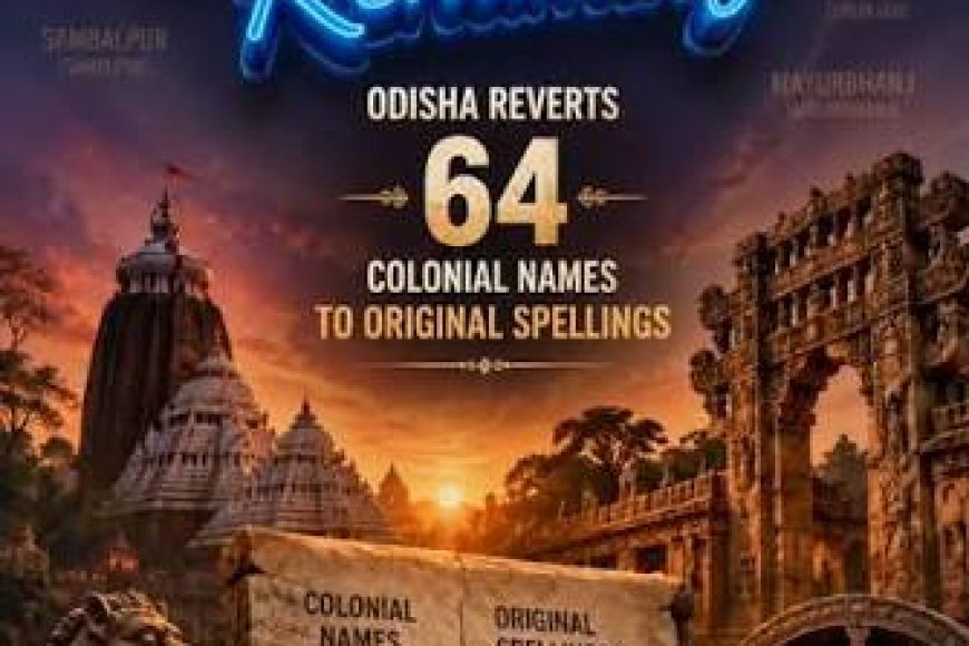 Odisha changes English spellings of 64 places to match Odia phonetics