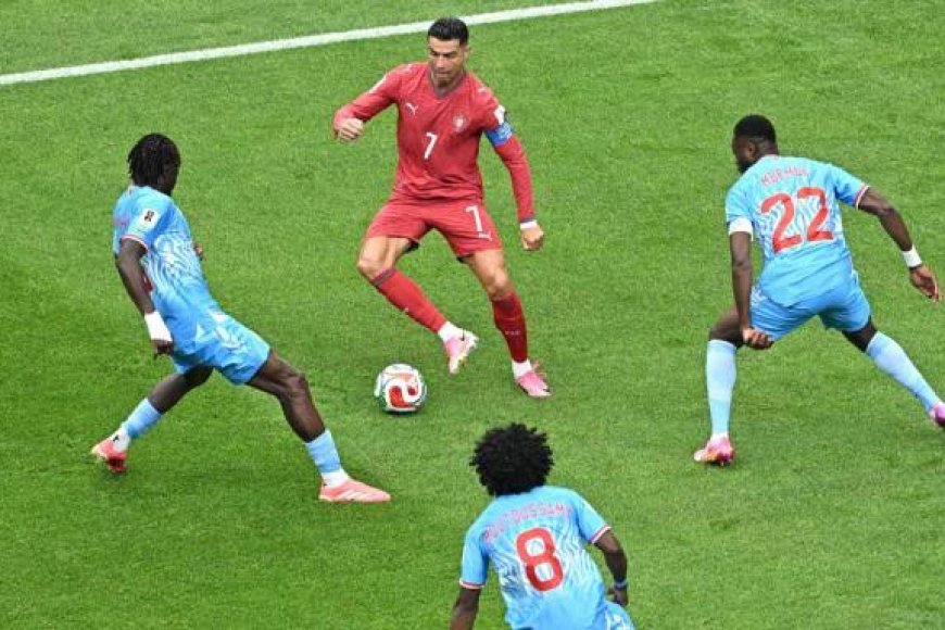 Ronaldo Frustrated As DR Congo Hold Portugal To Draw