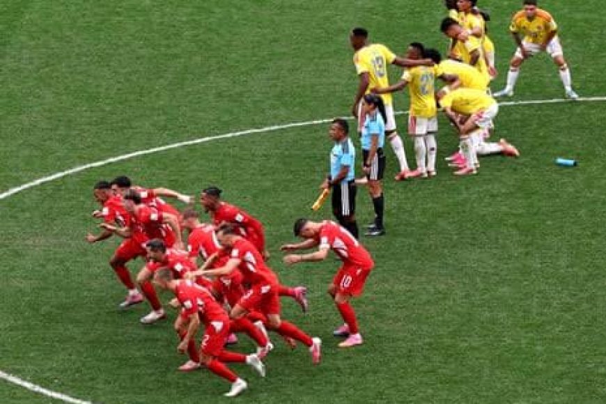 Switzerland beat Colombia on penalties to make World Cup last 8
