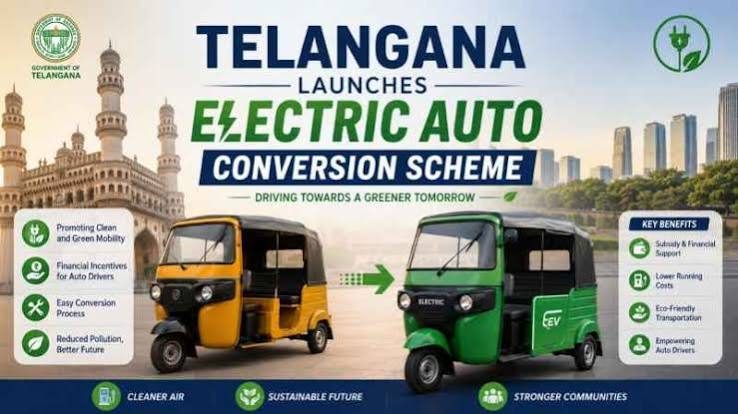 Telangana government sets 16 weeks deadline to implement e-auto scheme