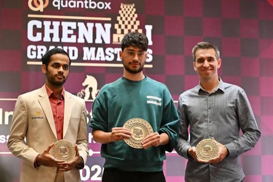 Alireza Firouzja wins Chennai Grand Masters; Arjun Erigaisi claims second spot