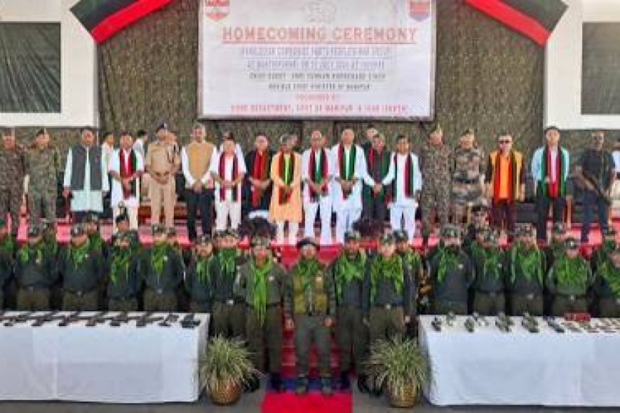 46 militants surrender in Manipur; major step towards peace, says CM