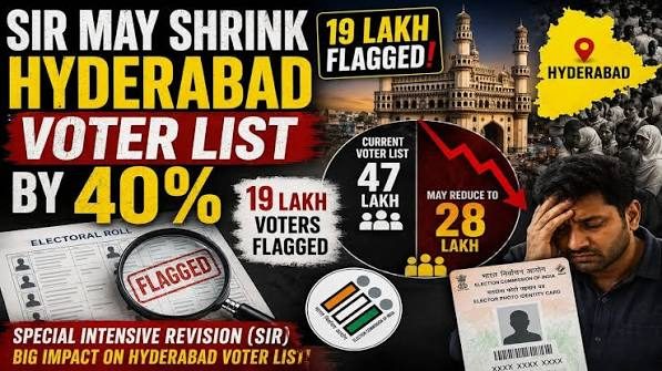 Over 6 lakh Hyderabad voters flagged, highest in Bahadurpura