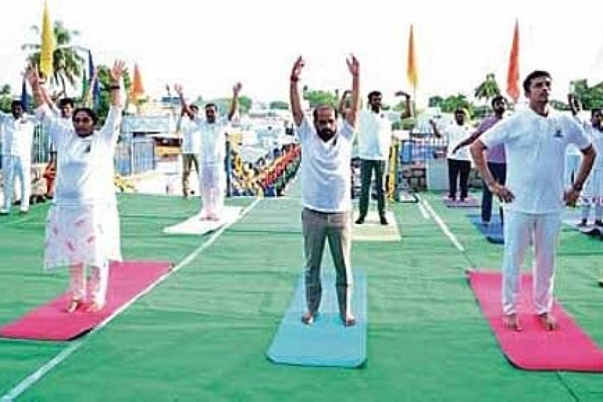 Yoga Mandirams will be constructed in wards to promote wellness: AP CM Naidu