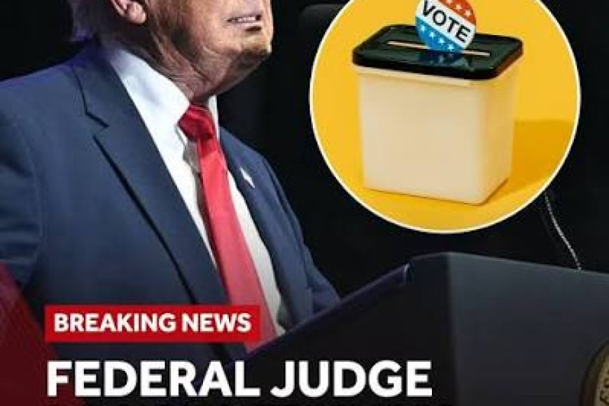 Judge halts Trump’s election order to create federal voter list