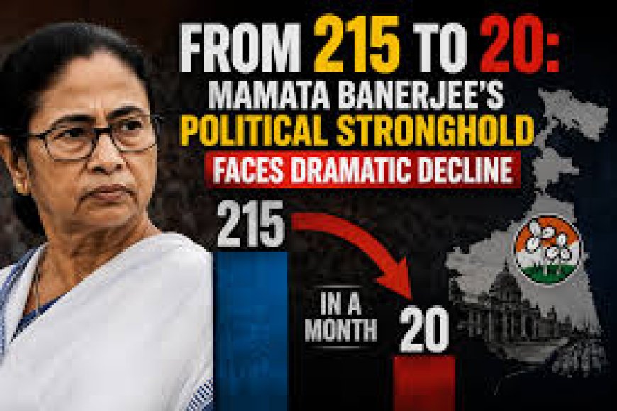 From 215 to 20 in a month: Collapse of Mamata’s political empire,