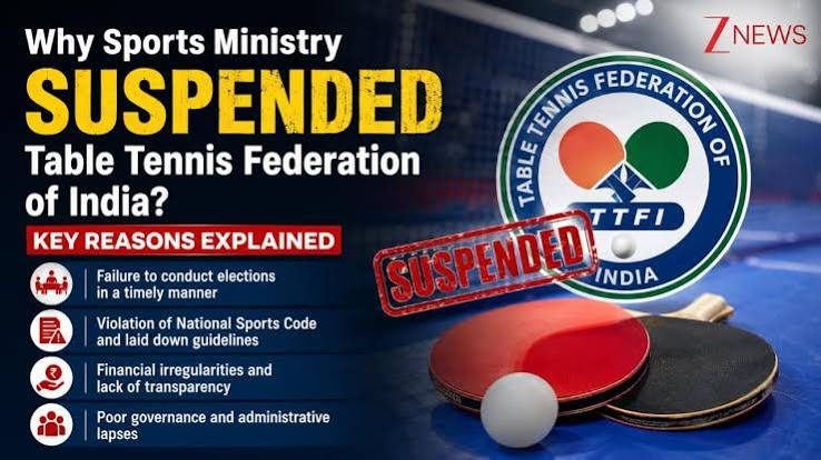 Why Sports Ministry suspended Table Tennis Federation of India? Key reasons explained
