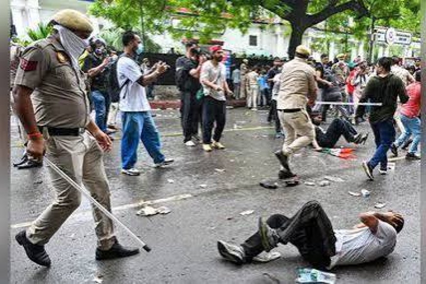 118 Cops Injured, 70 Detained After CJP Protest Turns Violent In Delhi
