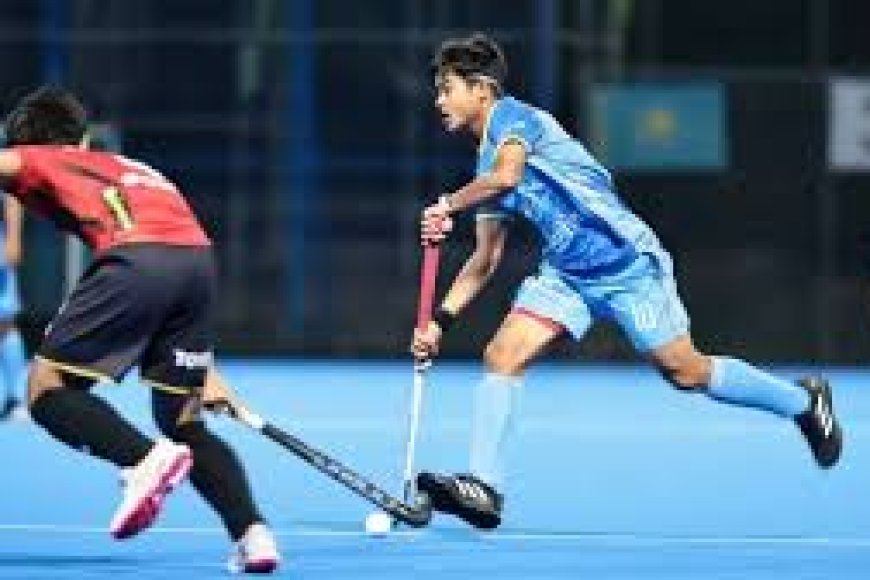Ashish Purti's hat-trick powers India to men's Under-18 Asia Cup hockey crown