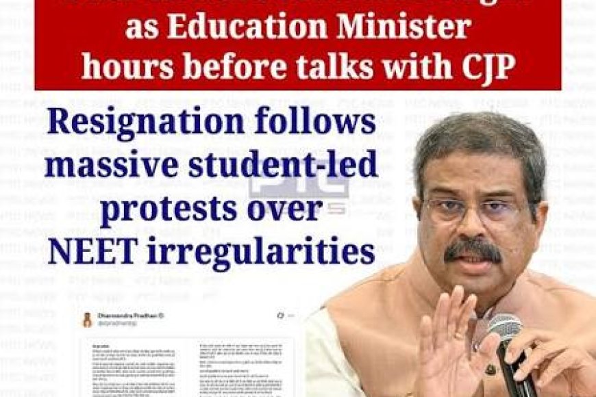 Who said what? Opposition calls Pradhan's exit 'victory for students', demands wider education reforms