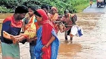 No road, no ambulance ride: Pregnant woman carried 7 km through rivers to hospital in Odisha