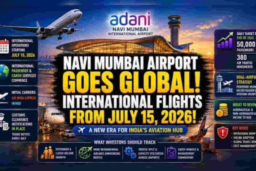 International flights to start from Navi Mumbai airport from July 15