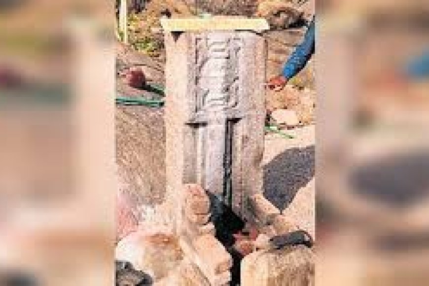 10th century Balipeetham found in Telangana's Jagtial district