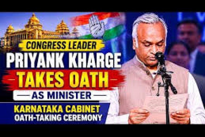 Priyank Kharge becomes Karnataka home minister