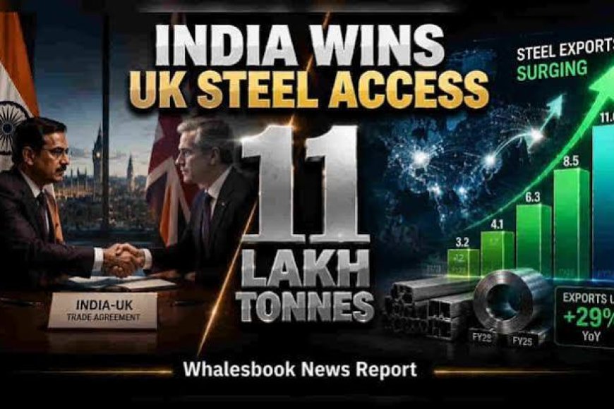 India gets duty-free access for over 11 lakh tonnes of steel exports to UK under trade pact