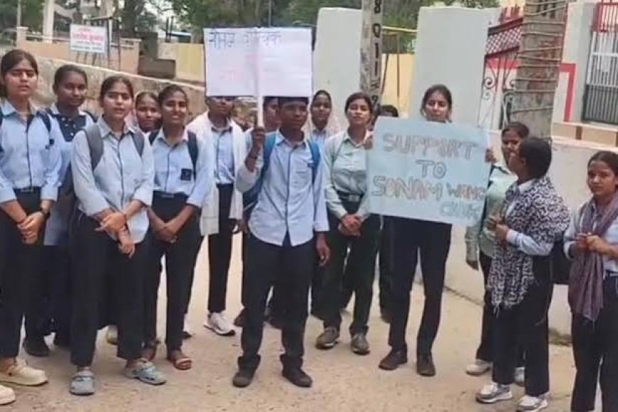 Haryana govt girls school principal suspended as student protest in support of Sonam Wangchuk