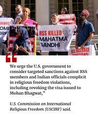 Revoke RSS chief Mohan Bhagwat’s visa: US panel to Trump