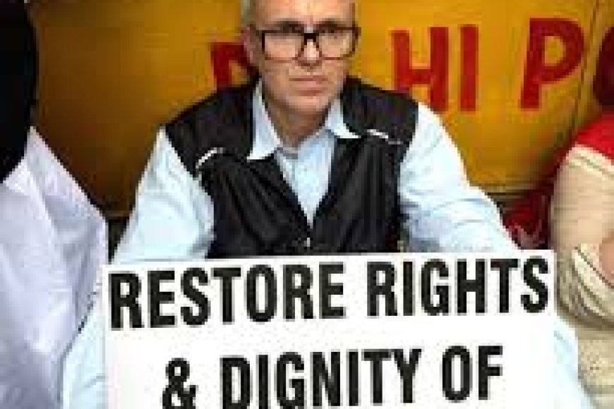 CM Omar Abdullah ups ante on restoration of statehood plank