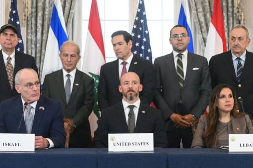 'First step towards peace': Lebanon, Israel, US sign trilateral framework agreement in Washington