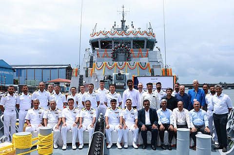 The vessel to for undergo pre-commissioning procedures before joining the fleet.