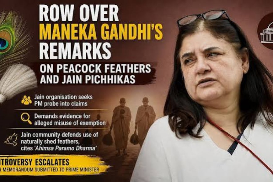 Maneka Gandhi vs Jains: Peacock feather remarks spark row; complaints filed