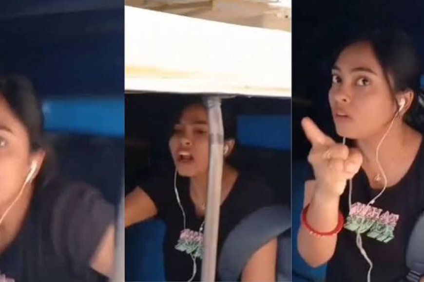 Woman who blocked police van in viral video alleges online harassment
