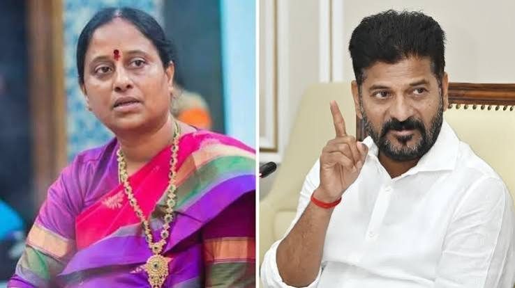 Act against CM Revanth Reddy first for ‘anti-party’ remarks: Minister Konda Surekha