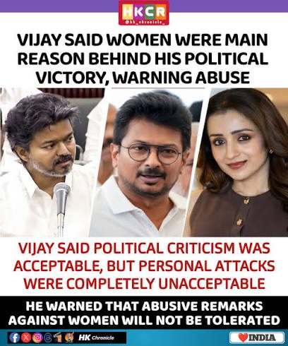 No tolerance for abusive remarks against women, CM Vijay warns Oppn