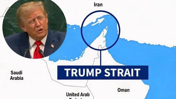 Trump Strait? Trump posts Hormuz map after rejecting Iran's reopening plan