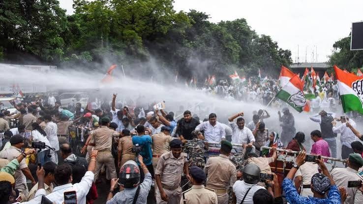 Congress takes out protest, CPI, BFP demands sacking of CEC