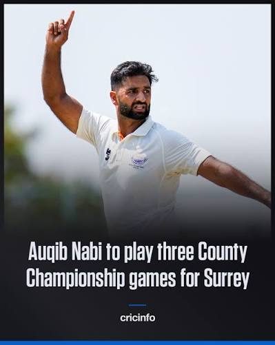 Nabi's First County Wicket Has An India Connection