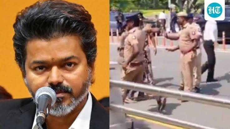 Custodial death victim's parents try to stop CM Vijay's convoy, detained