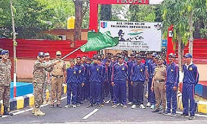 All India NCC trekking expedition underway in Tirupati