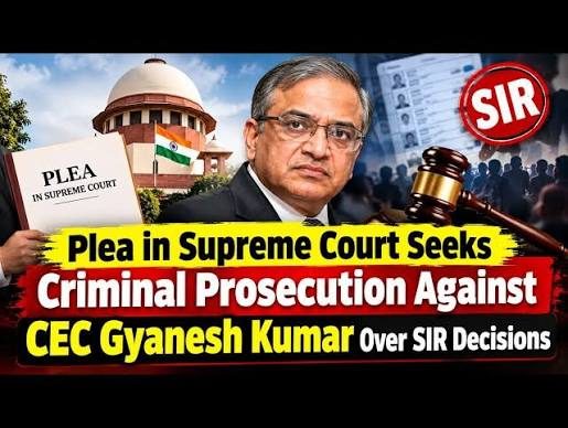 Plea in Supreme Court seeks criminal prosecution of CEC Gyanesh Kumar