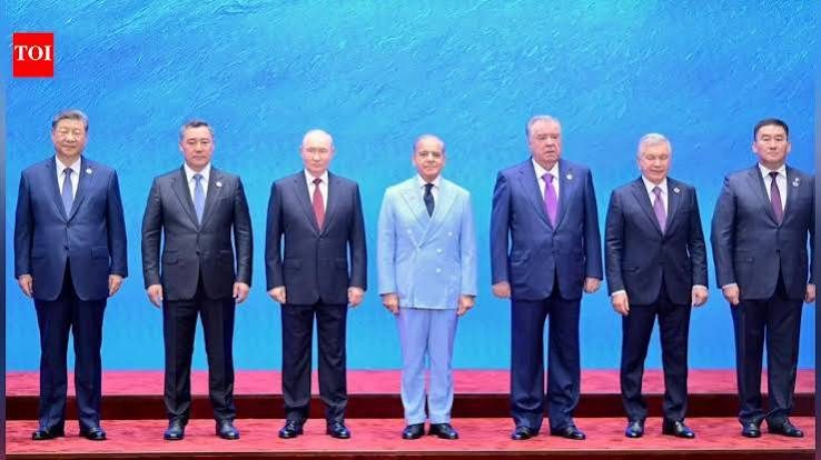 Shehbaz Sharif Crops Out PM Modi To Take Centre Stage In Shanghai Bloc Pic