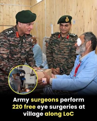 A war with a vision: Army surgeons help Kashmir residents see again