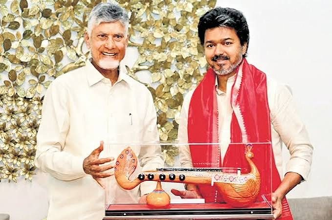 TN CM Vijay pushes for river linking in Naidu meet