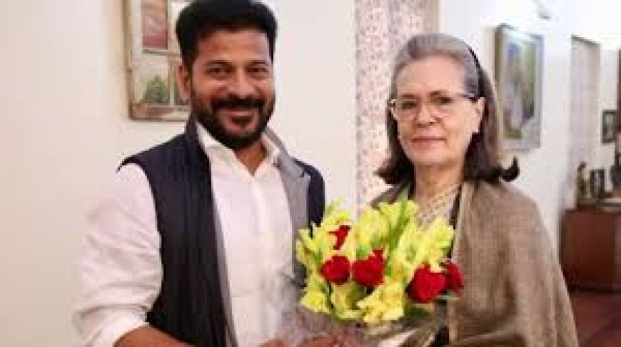 CM Revanth to invite Sonia Gandhi to Telangana formation day celebrations