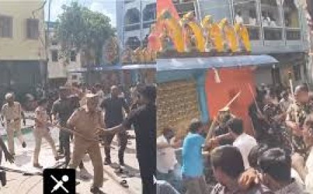 Hyderabad tense after temple vandalism, cops injured in clashes